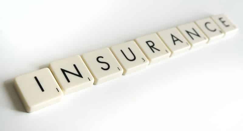 Insurance blog category image - insurance spelled in scrabble letters